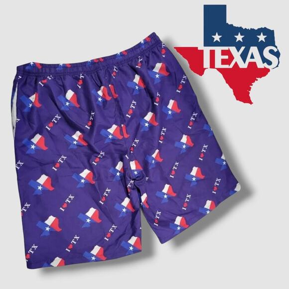 I Love Texas State men's quick dry swimming trunks shorts - xxl - Picture 8 of 8